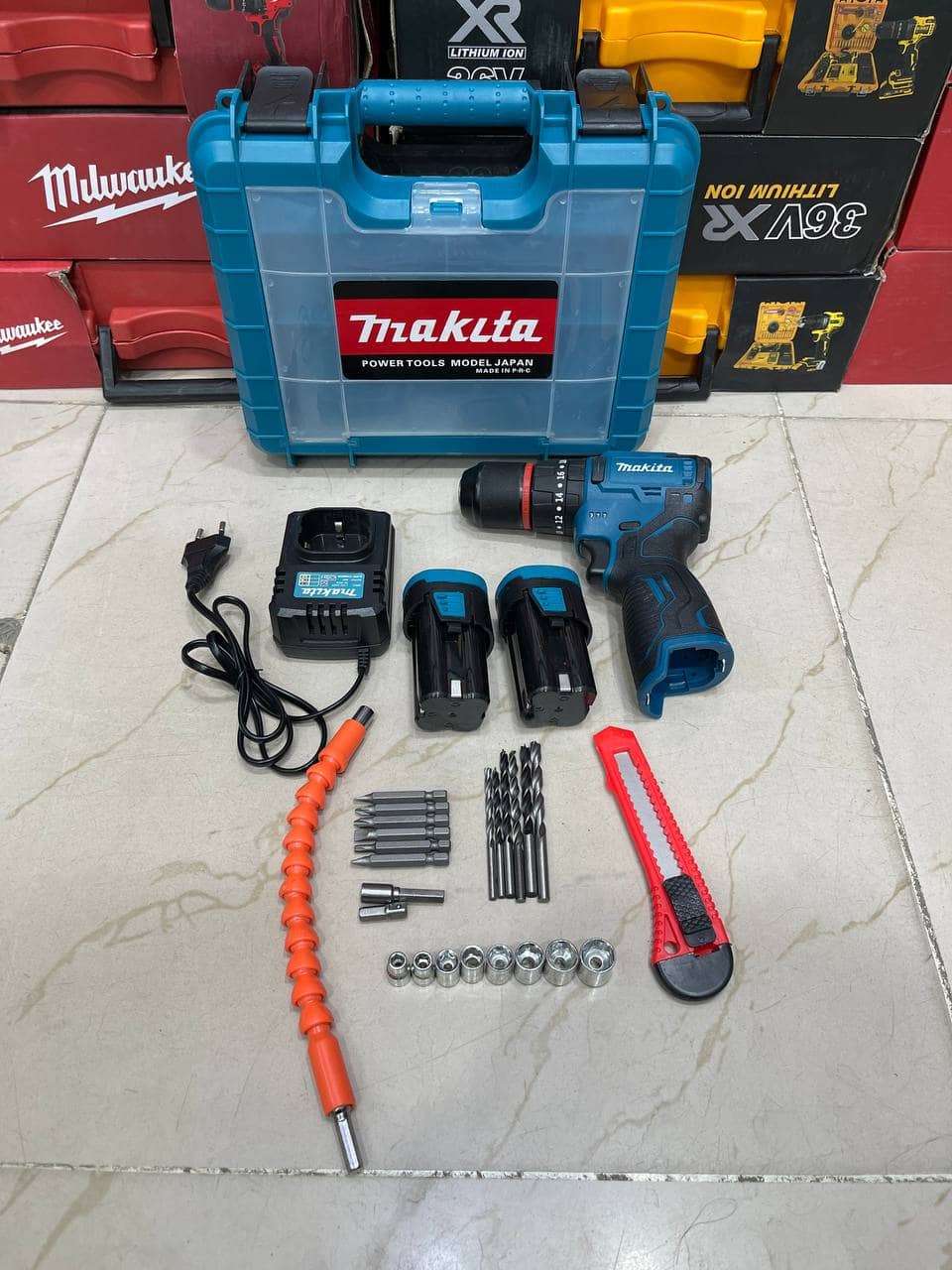 دریل شارژی ماکیتا 24 ولت مدل Makita 24V - ابزار مجیدی